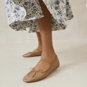 miss left Women Girls Adorable Closed Round Toe Mary Jane Flats Bowknots Brown